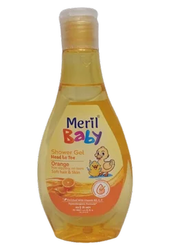 মেরিল বেবি শাওয়াল জেল (কমলা) ২০০মি.লি. (Meril Baby Shower Gel (Orange) 200ml)