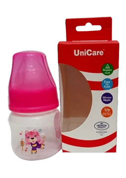 ইউনিকেয়ার ফিডার বোটল (ছোট, ০-২ মাস, ৬০মি.লি.) (UniCare Feeding Bottle (Small, 0-2 Month, 60ml)