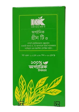 কাজী অর্গ্যানিক গ্রীন টি ৪০পিস প্যাকেট (Kazi Organic Green tea 40pcs Packet)